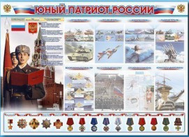 Стенд-уголок "Юный патриот России" - fgospostavki.ru - Балашиха