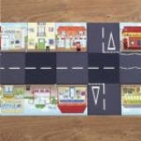 Коврик для программируемого мини-робота Bee-Bot "Город" - fgospostavki.ru - Балашиха