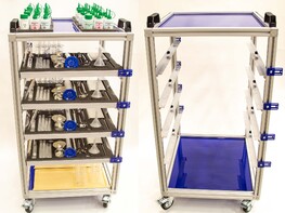 Мобильная стойка для хранения наборов ГИА по химии - fgospostavki.ru - Балашиха