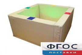 Сухой бассейн интерактивный с кнопками-переключателями (217х217х66 сантиметров) - fgospostavki.ru - Балашиха