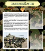 Стенд "Воинский учет" Вариант 2 - fgospostavki.ru - Балашиха