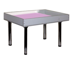 Световой столик для рисования песком напольный 80х60 сантиметров мультиколор с кармашком для песка - fgospostavki.ru - Балашиха