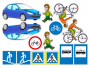 Магнитно-маркерная доска "Дорожные правила пешехода" с комплектом тематических магнитов - fgospostavki.ru - Балашиха